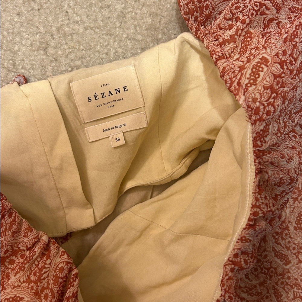 Sezane Alba Off the Shoulder Mini Dress - Picture 4 of 8